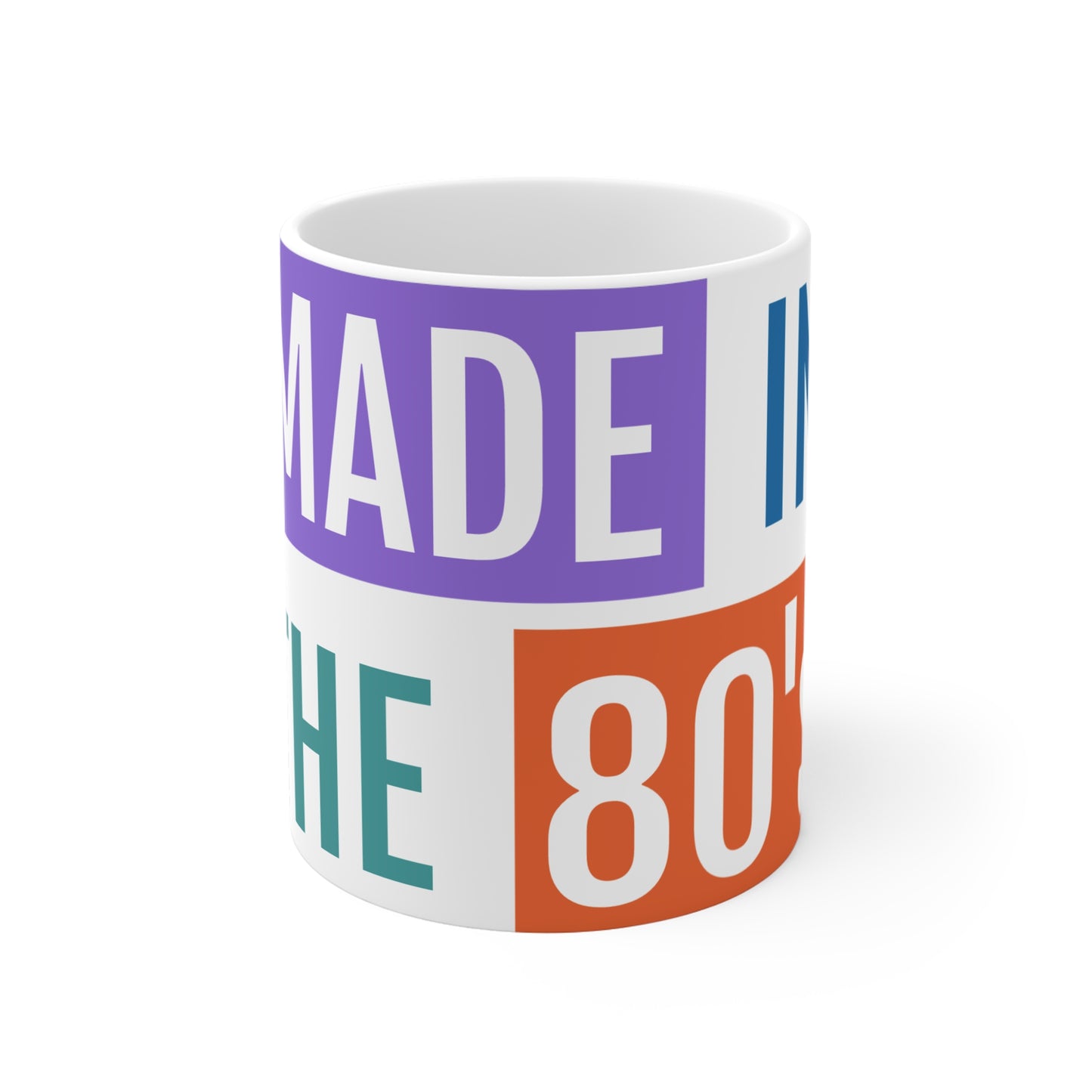 80's Retro Made in the 80's Mug - 11oz Ceramic Coffee Cup